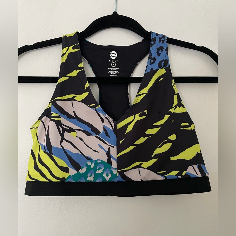 NOLI Elevate Sports Bra-Panther-Medium-NWT-TOP ONLY - Picture 3 of 6